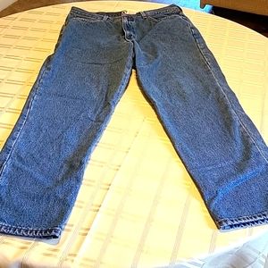 Mens LL Bean flannel lined jeans. Classic fit